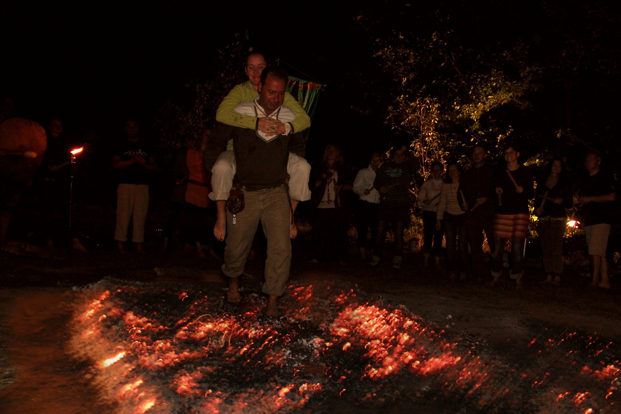 A defining fire form or moment from the 2012 · Autumn event