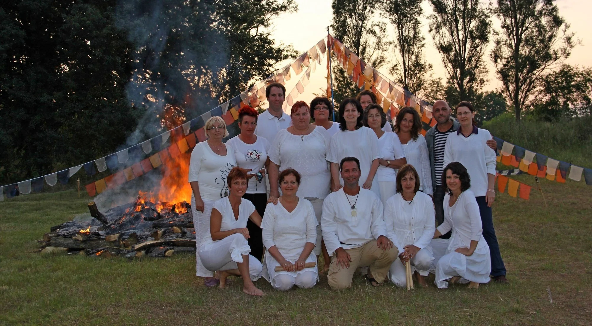 Participants at the 2013 · Summer 2 Four Seasons Firewalk