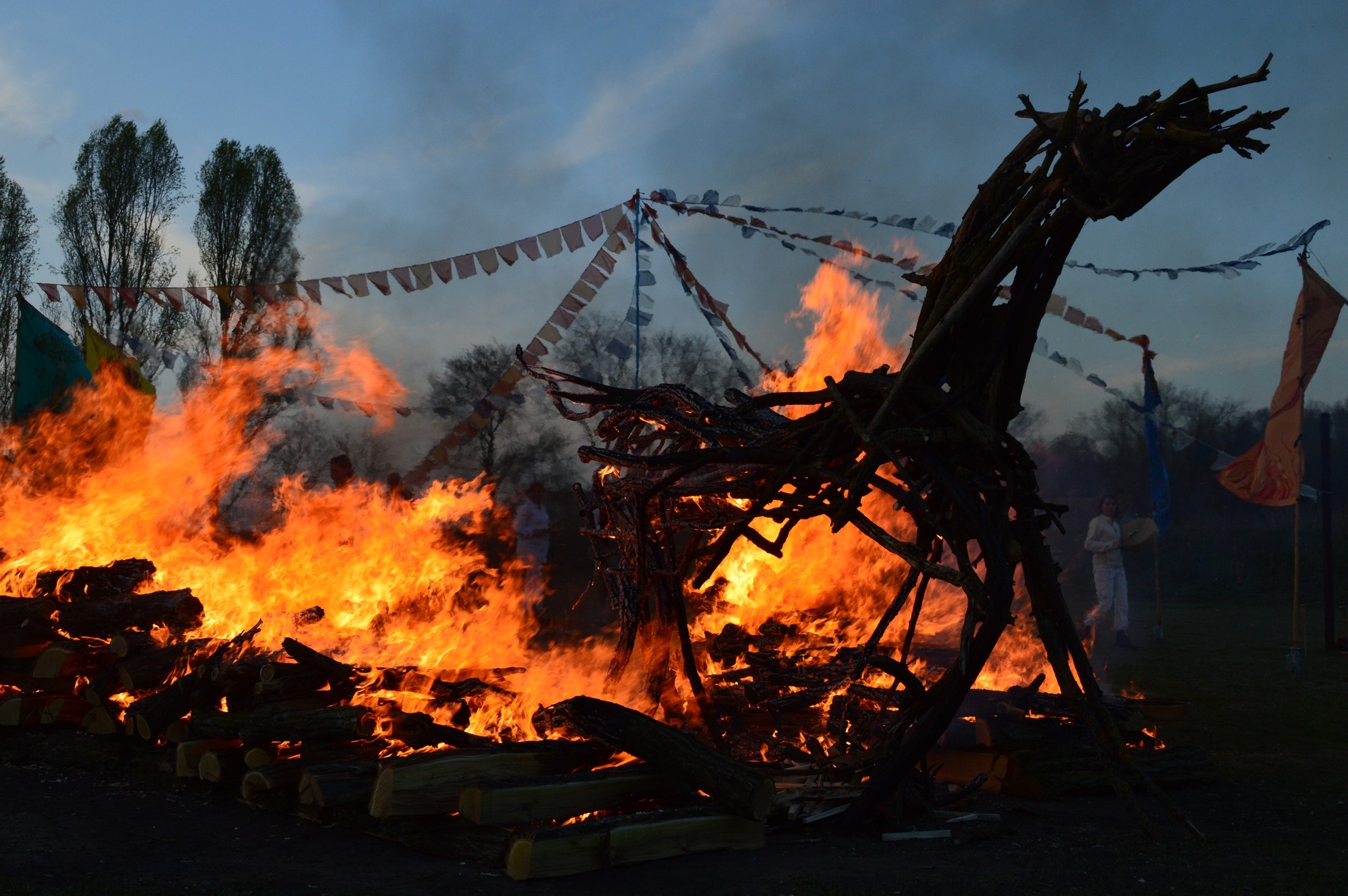A defining fire form or moment from the 2014 · Spring event