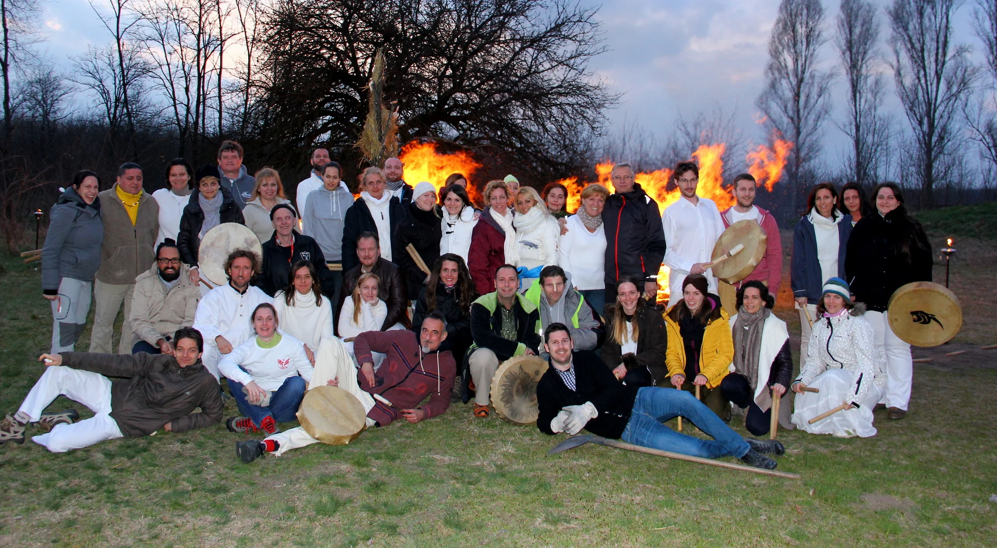 Participants at the 2016 · Spring 1 Four Seasons Firewalk