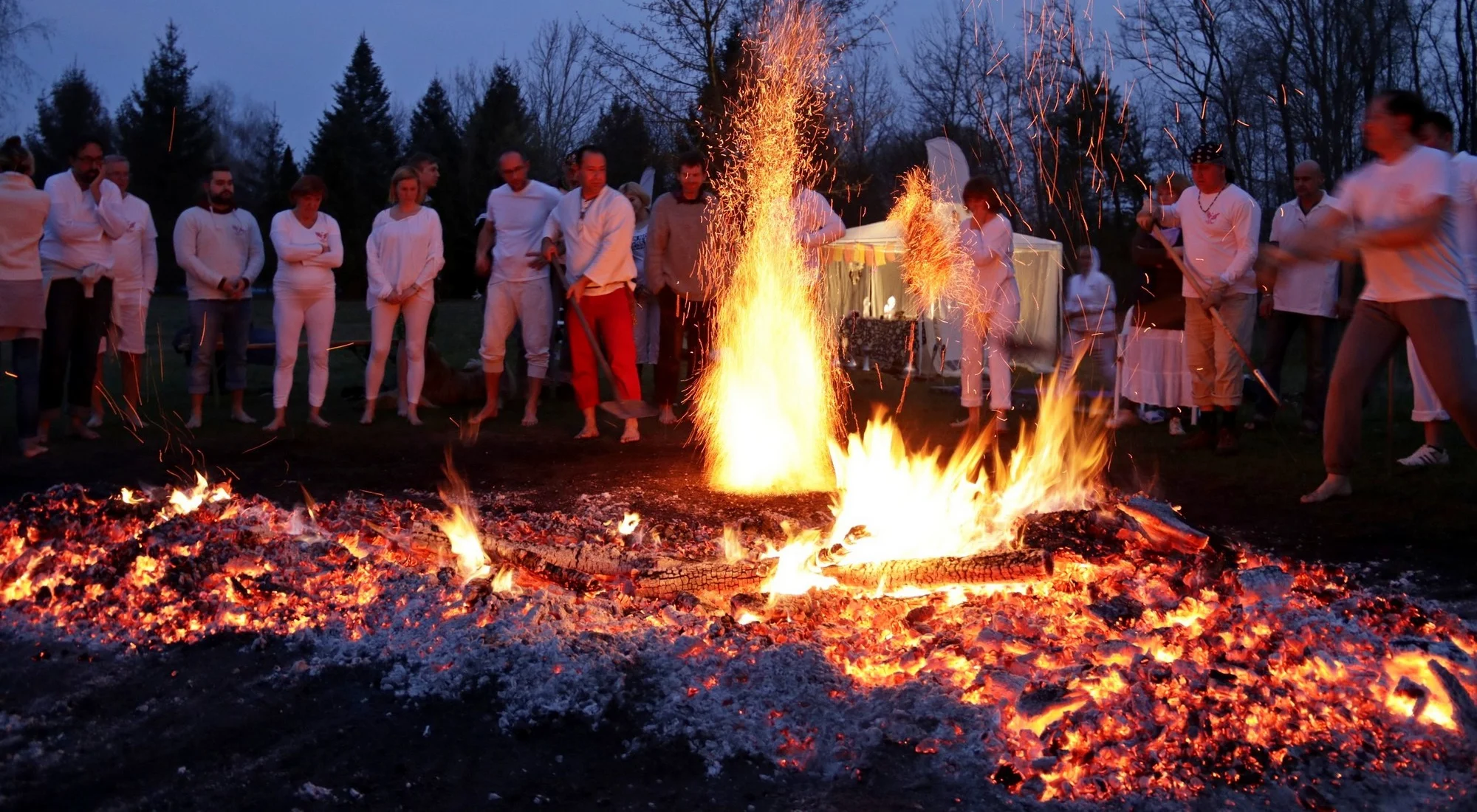 A defining fire form or moment from the 2018 · Spring event