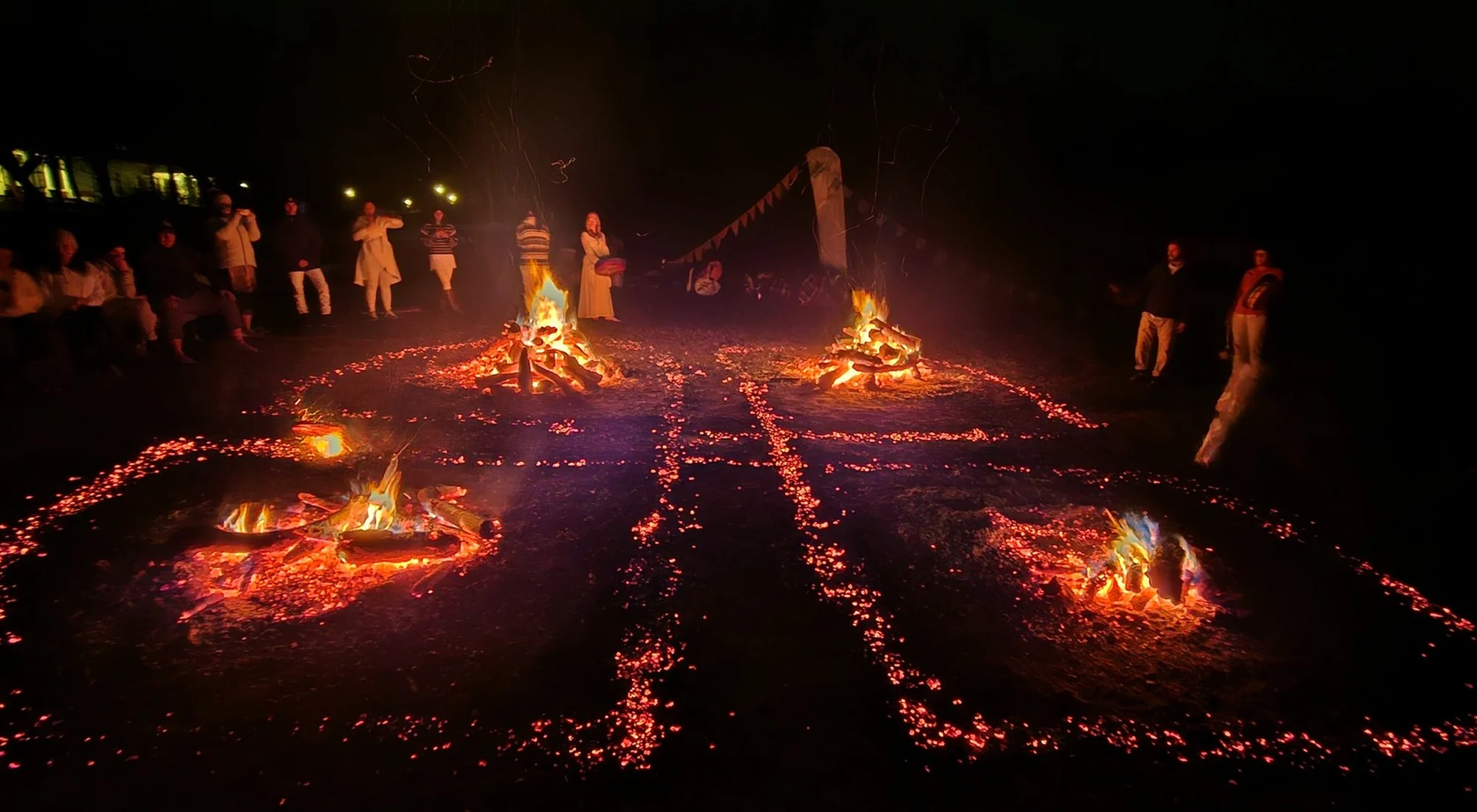 A defining fire form or moment from the 2026 · Winter event